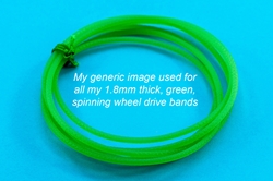 For Majacraft Little Gem UPPER Spinning Wheel Drive Band Stretchy Grippy Poly Supplied By From Fibre To Finish South Wales UK